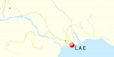 რუკა lae პაპუა ახალი გვინეა 