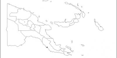 რუკა პაპუა ახალი გვინეა რუკის მონახაზი